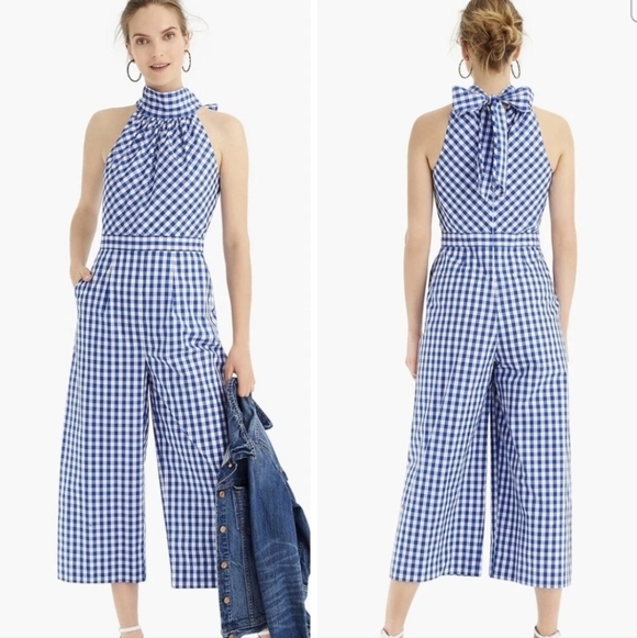 J. Crew Pants - J. Crew Gingham Cotton Jumpsuit | 4
